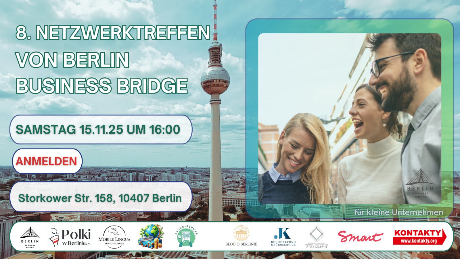 Netzwerktreffen von Berlin Business Bridge: spotkanie dla przedsiębiorców-migrantów