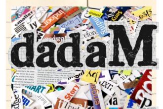 Dzieci tworzące wycinanki podczas warsztatów DADAm – kolażowe poezje w Berlinie