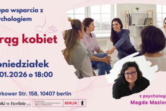 Spotkanie grupy wsparcia pod nazwą Krąg kobiet w Berlinie prowadzone przez psychologa