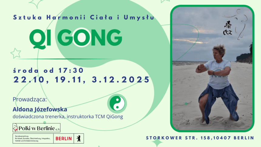 Qi Gong dla głębokiego relaksu i lepszego snu: bezpłatne warsztaty 1 Uczestnicy podczas warsztatów Qi Gong dla relaksu i lepszego snu w Berlinie