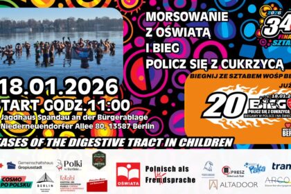 Morsowanie i bieg WOŚP w Berlinie uczestnicy w Jagdhaus Spandau