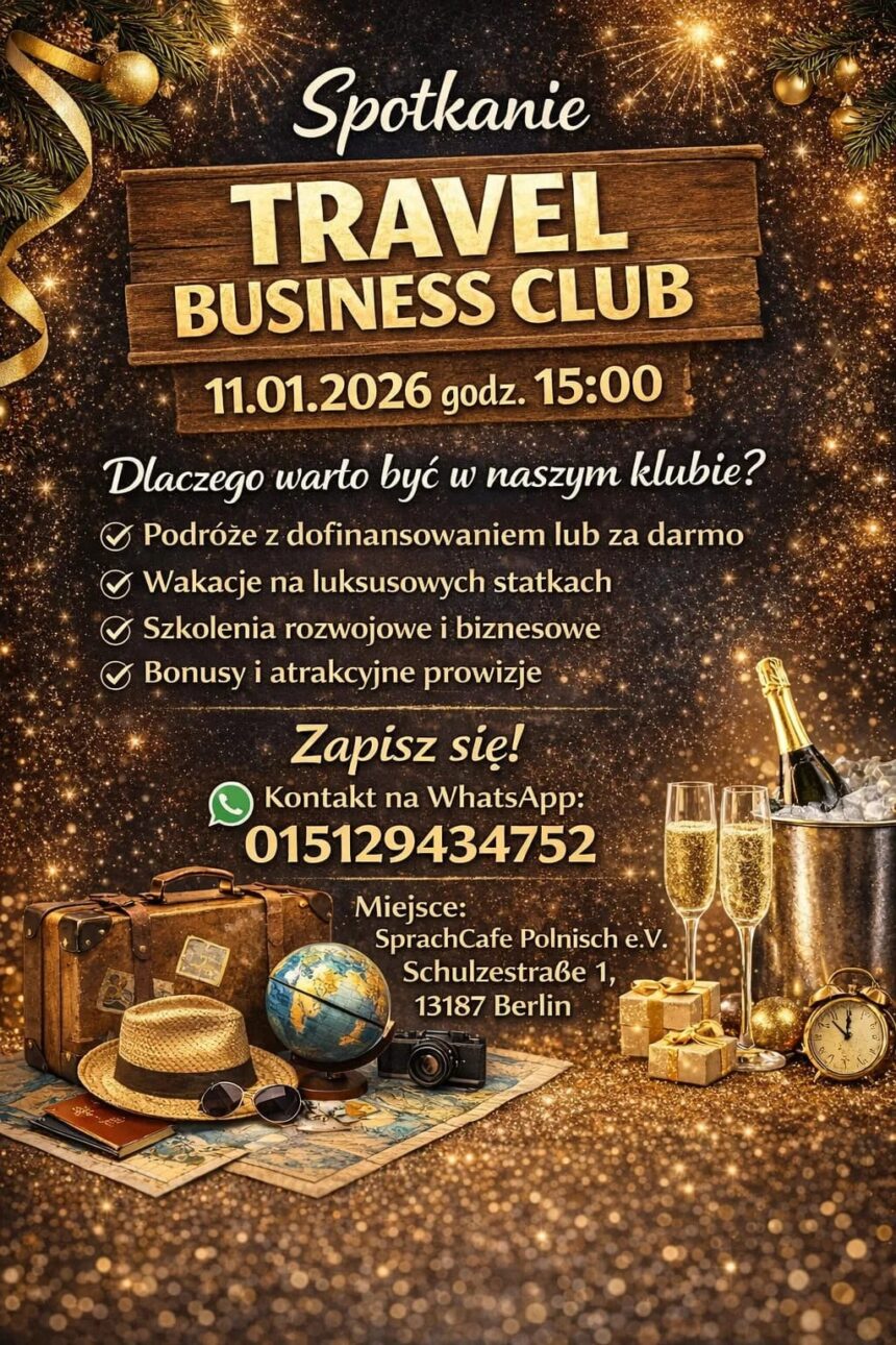 Prezentacja i spotkanie informacyjne TRAVEL BUSINESS CLUB w Berlinie